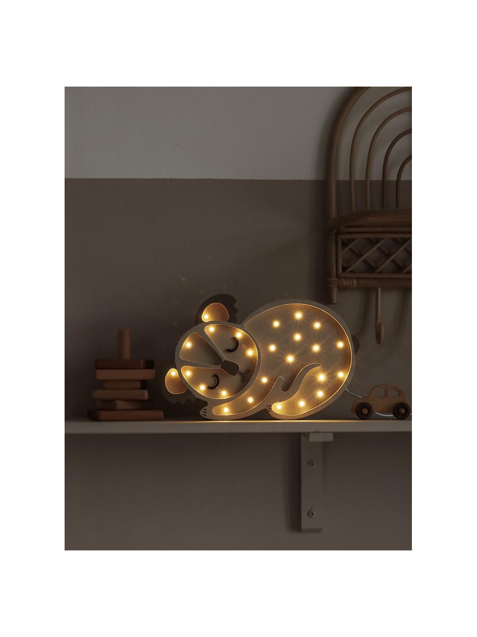 Handgefertigte LED-Kinderzimmerlampe Koala mit Timerfunktion und Fernbedienung, dimmbar, Kiefernholz, lackiert

Dieses Produkt wird aus nachhaltig gewonnenem, FSC®-zertifiziertem Holz gefertigt., Hellgrau, Dunkelgrau, B 35 x H 23 cm