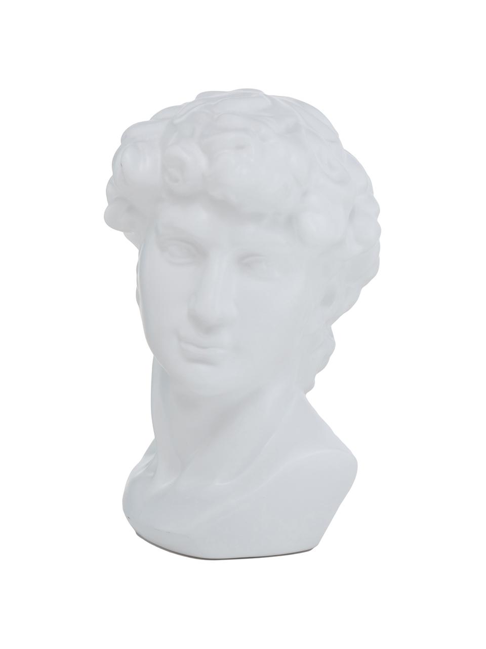 Figura decorativa Ludovico, Gres, Blanco, An 20 x Al 29 cm