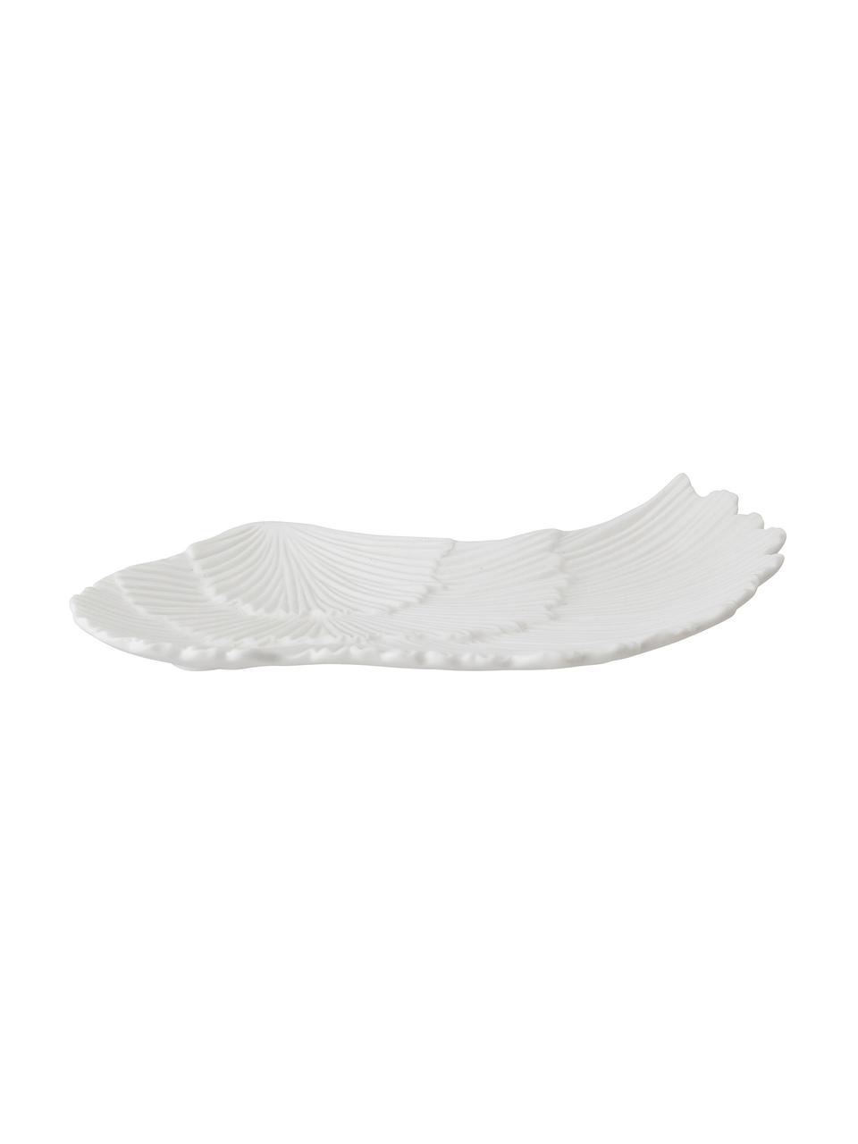 Deko-Schale Inge, Porzellan, Weiß, 10 x 21 cm
