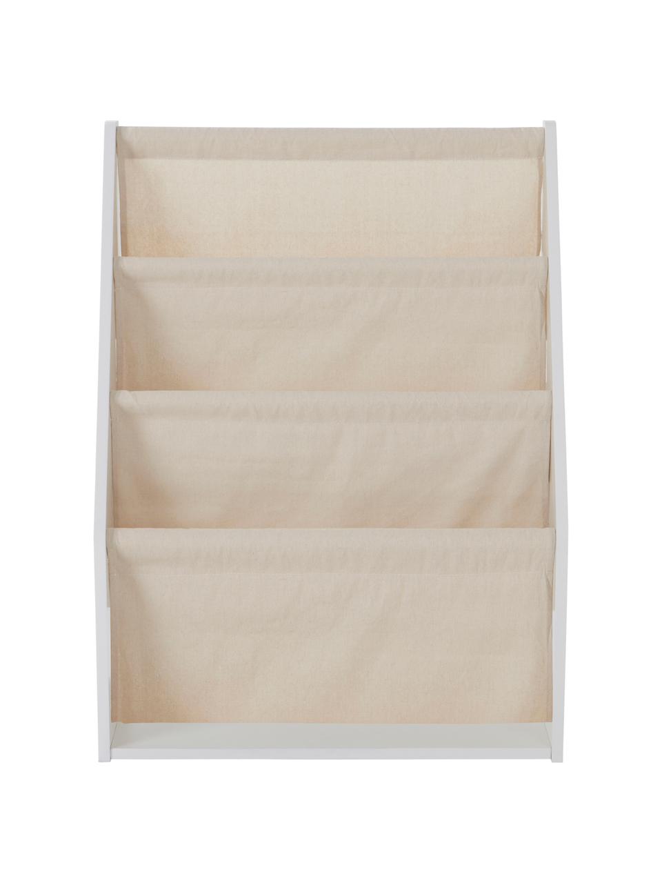 Dětský regál Layla, Bílá, světle béžová, Š 60 cm, V 80 cm