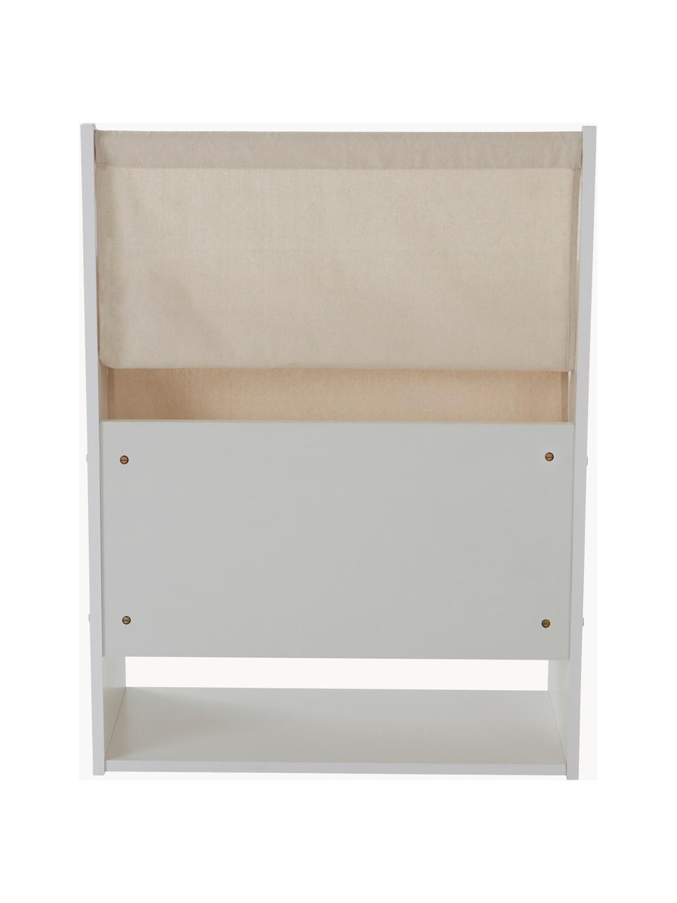 Bibliothèque pour enfants Layla, Blanc, beige clair, larg. 60 x haut. 80 cm