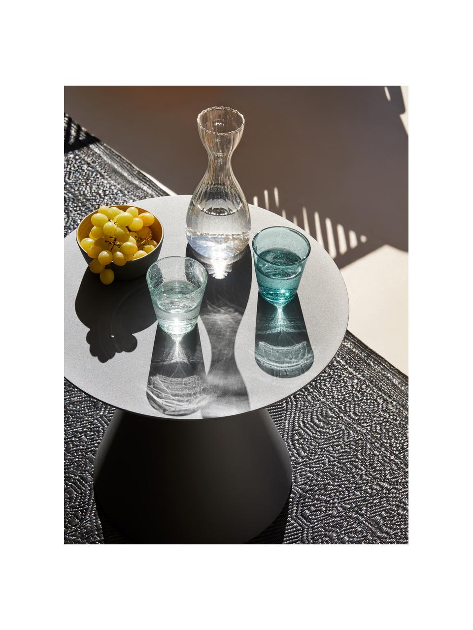 Set di 6 bicchieri acqua con bolle d'aria Baita, Vetro, Piatti: tonalità blu, menta, turchese, trasparente, Ø 9 x Alt. 10 cm, 330 ml