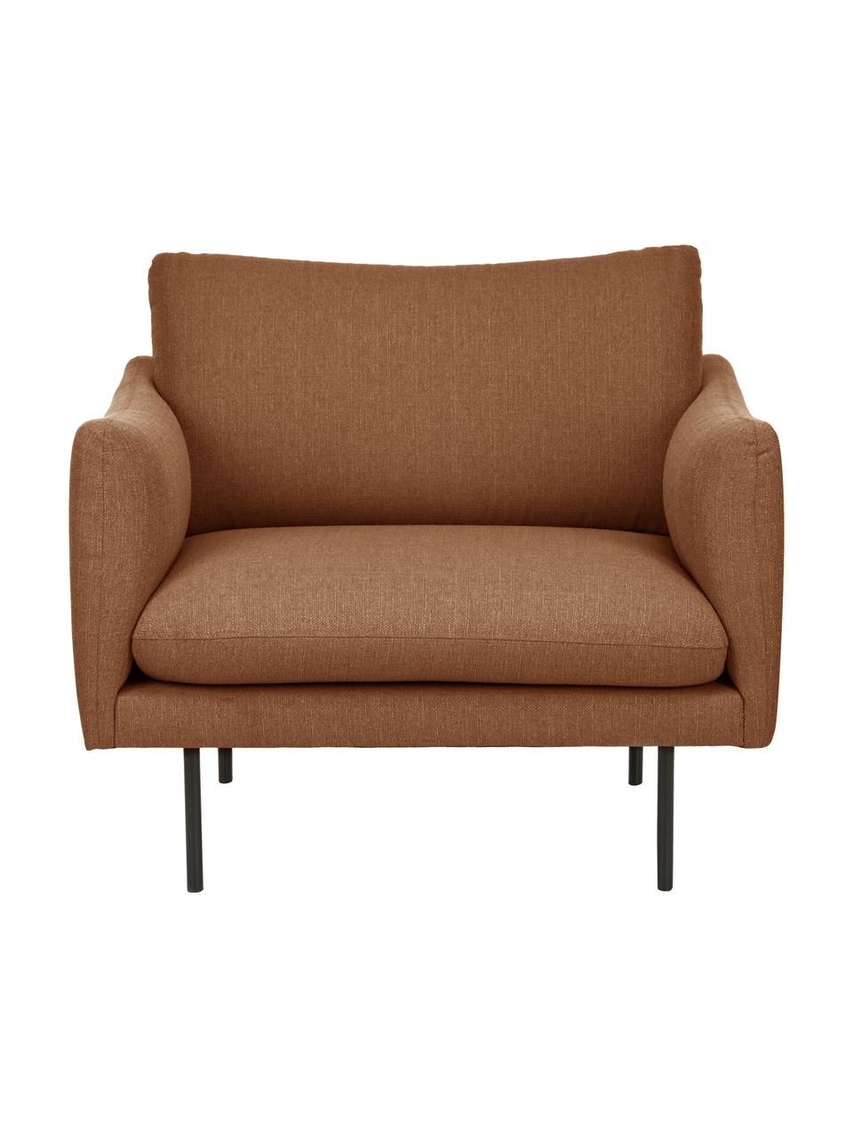 Sillón Moby, Tapizado: poliéster Alta resistenci, Estructura: madera de pino maciza, Patas: metal con pintura en polv, Tejido turrón, An 90 x F 90 cm