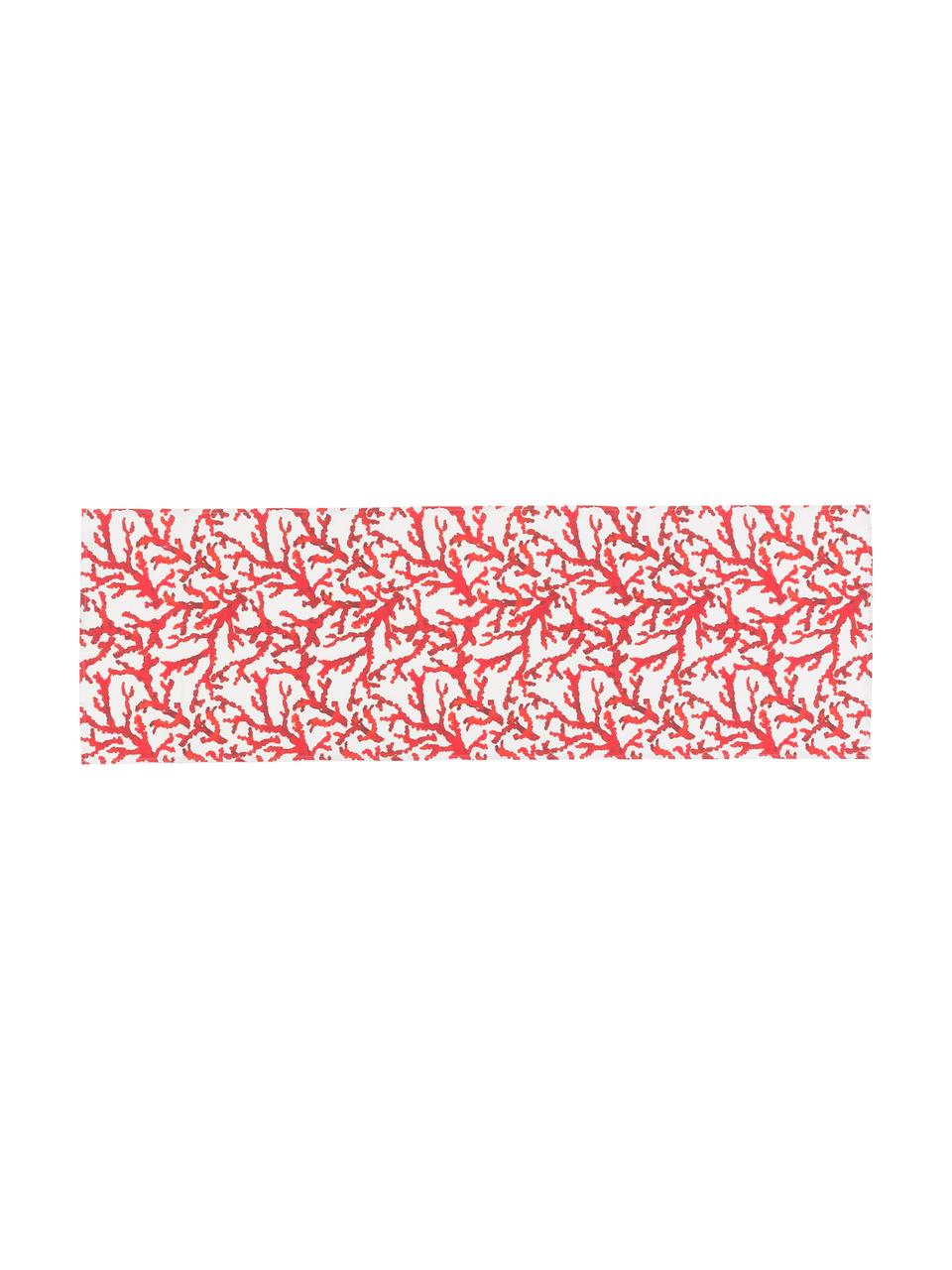 Bavlněný stolní běhoun Estran, 2 ks, Červená, bílá