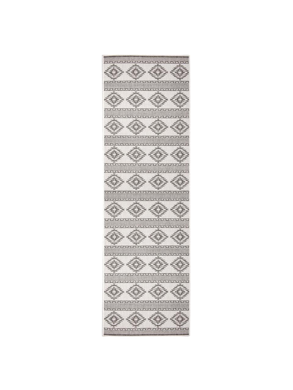 Tapis outdoor réversible Maple, Gris, crème