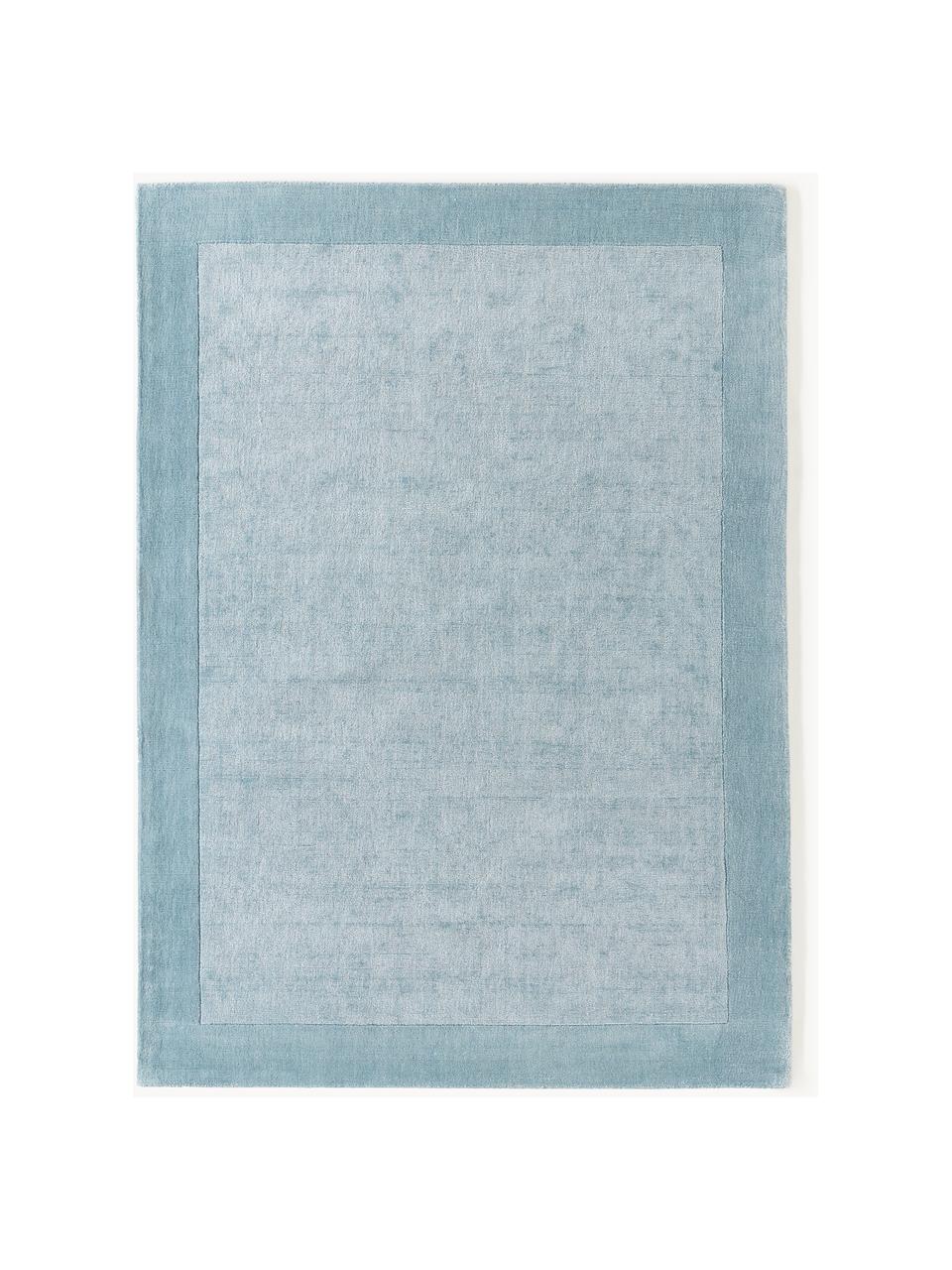 Kurzflor-Teppich Kari, 100 % Polyester, GRS-zertifiziert, Blau, B 80 x L 150 cm (Grösse XS)