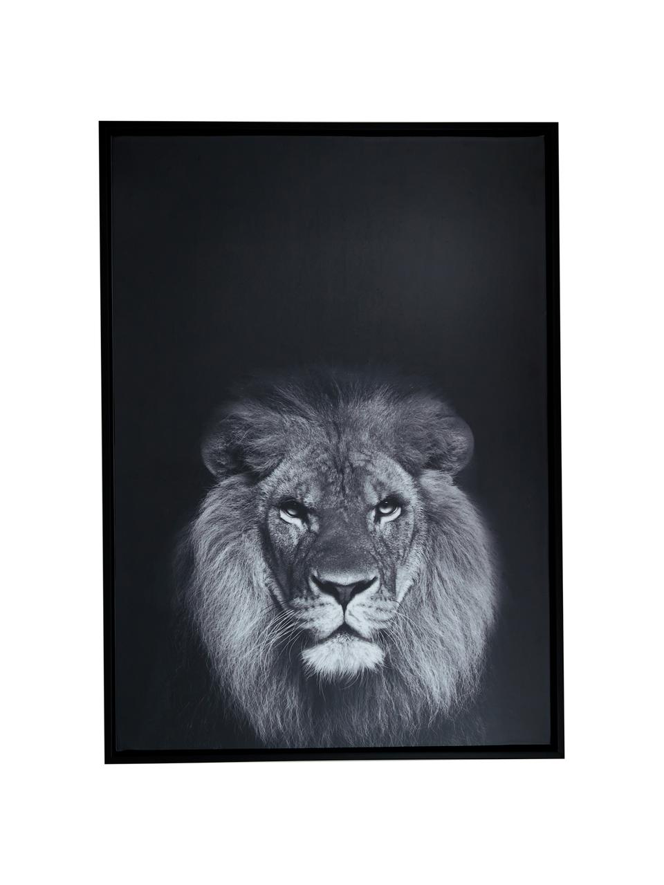 Impression encadrée Wild-Life, 3 élém., Noir, blanc, larg. 53 x haut. 73 cm