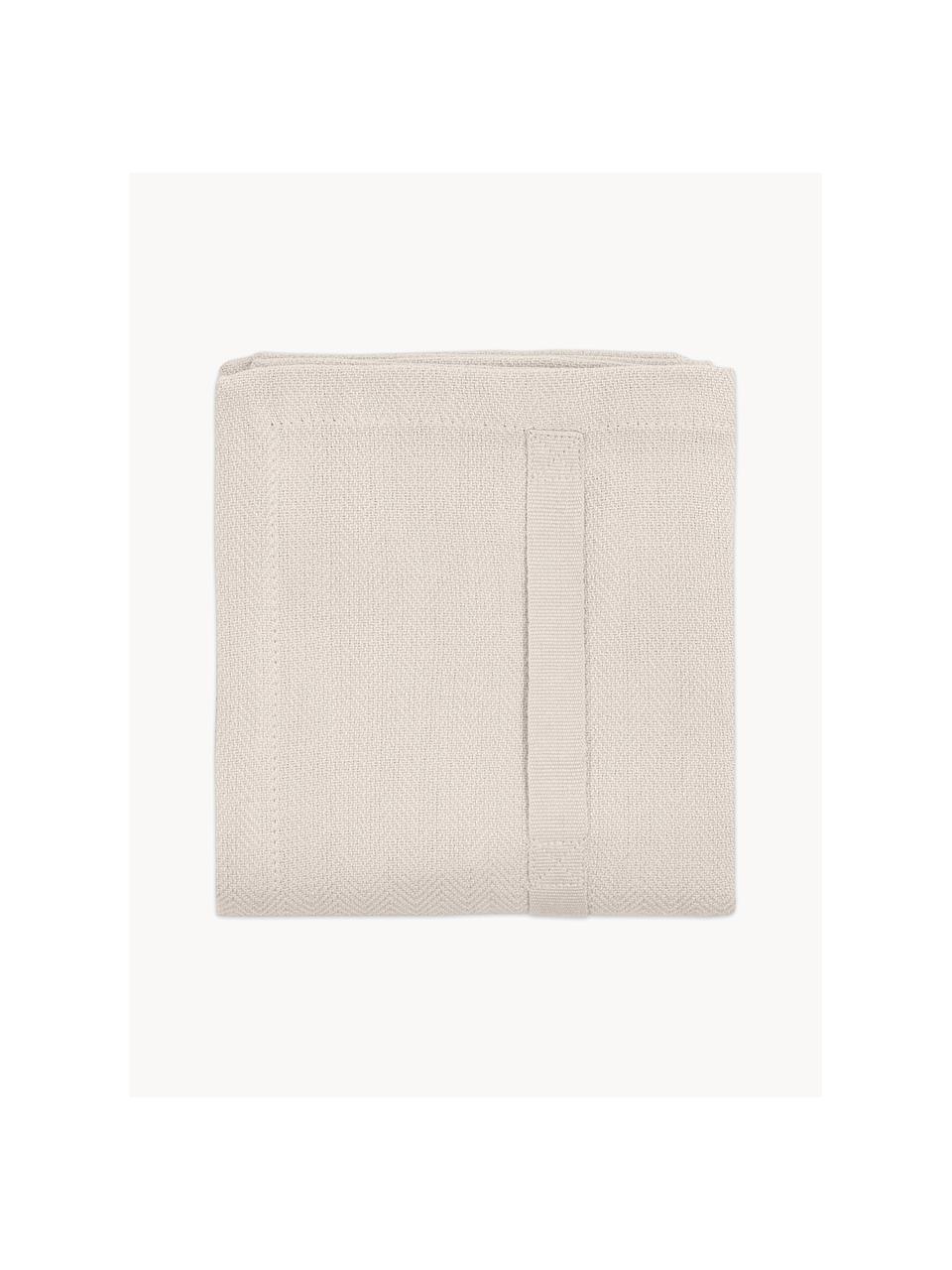 Ręcznik kuchenny z bawełny organicznej Tangled, 100% bawełna organiczna z certyfikatem GOTS, Jasny beżowy, S 53 x D 86 cm