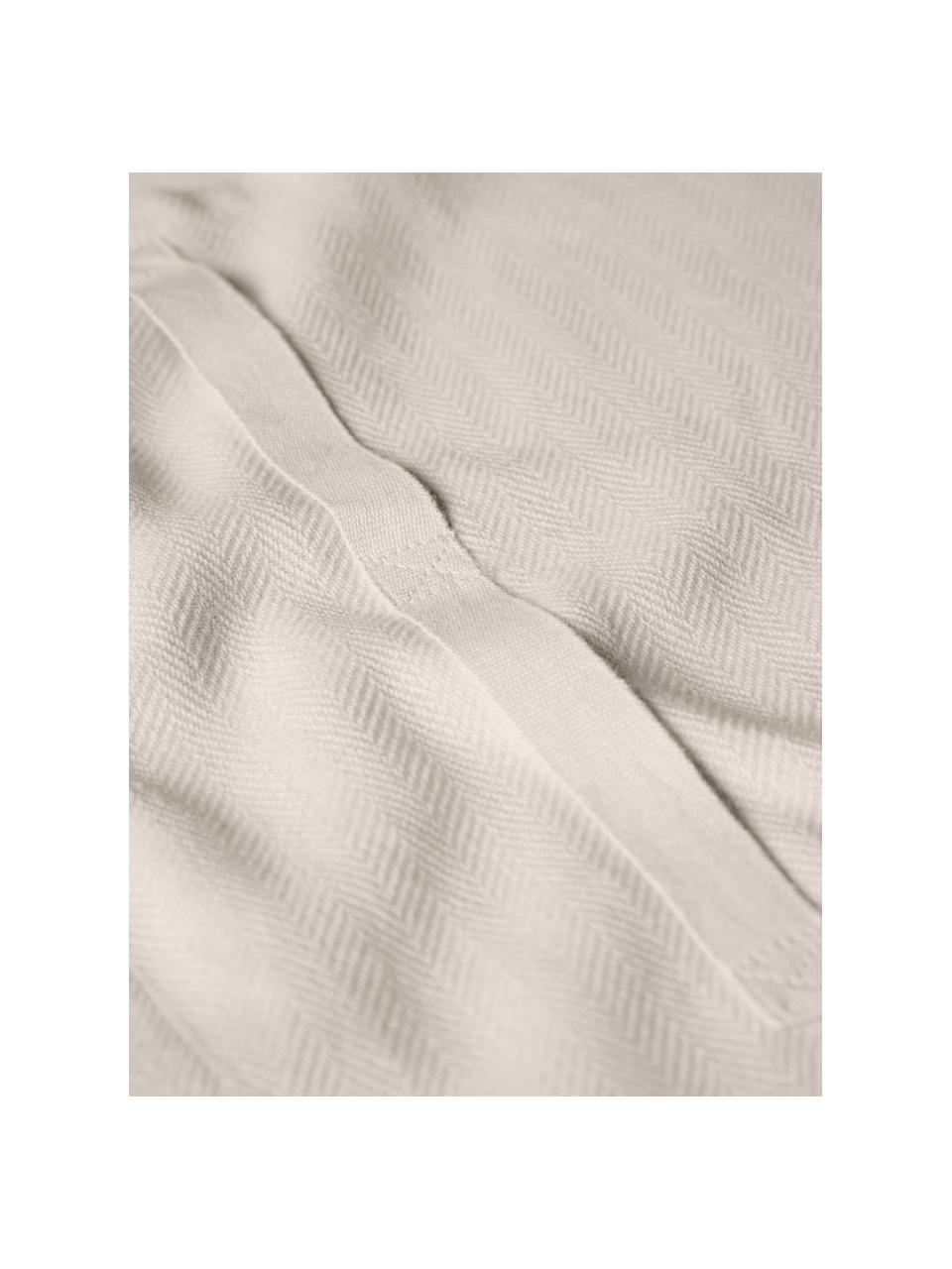 Utierka z organickej bavlny Tangled, 100 % organická bavlna, certifikát GOTS, Svetlobéžová, Š 53 x D 86 cm