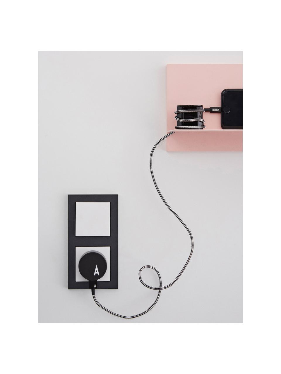 Cargador MyCharger (variantes de A a Z), Plástico, Negro, blanco, Cargador Y