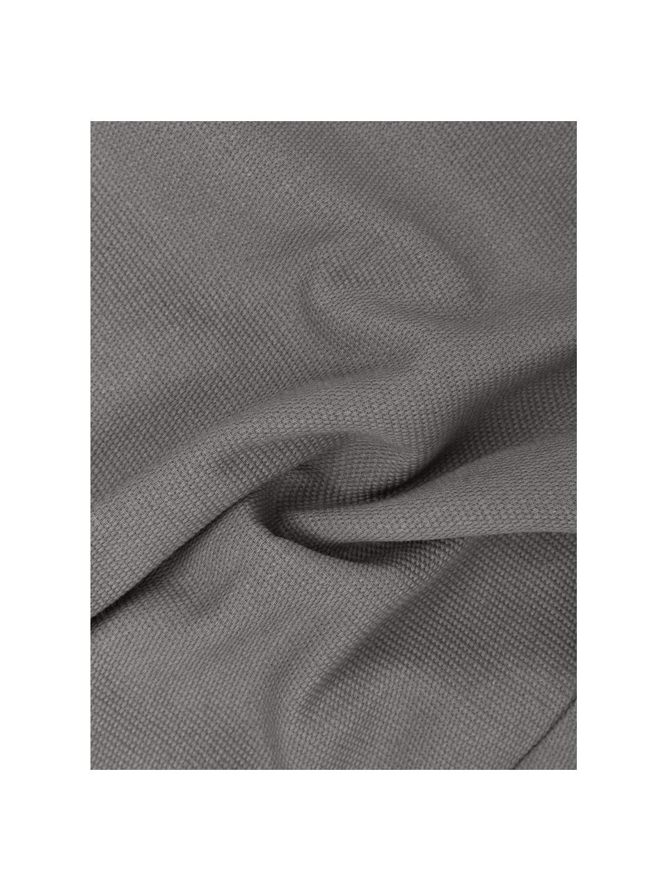 Bavlnený poťah na vankúš Mads, 100 %  bavlna, Tmavosivá, Š 40 x D 40 cm