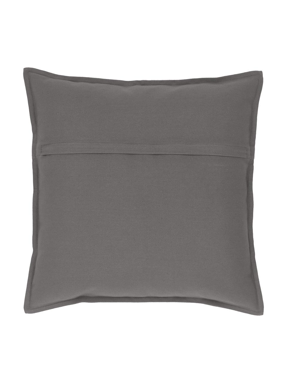 Poszewka na poduszkę z bawełny Mads, 100% bawełna, Szary, S 40 x D 40 cm