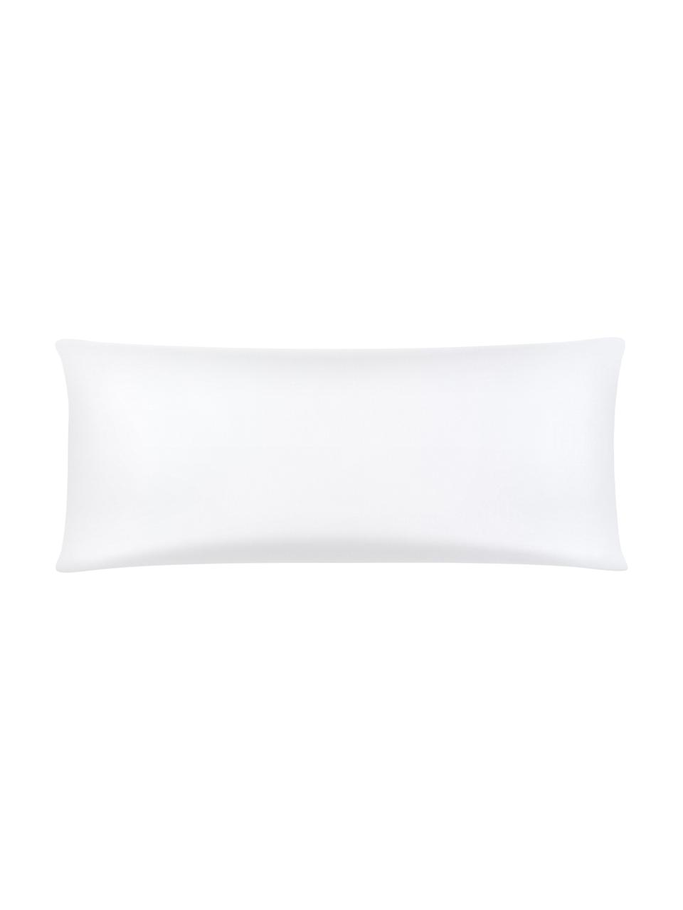 Funda de almohada de satén Comfort, 45 x 110 cm, Blanco, An 45 x L 110 cm