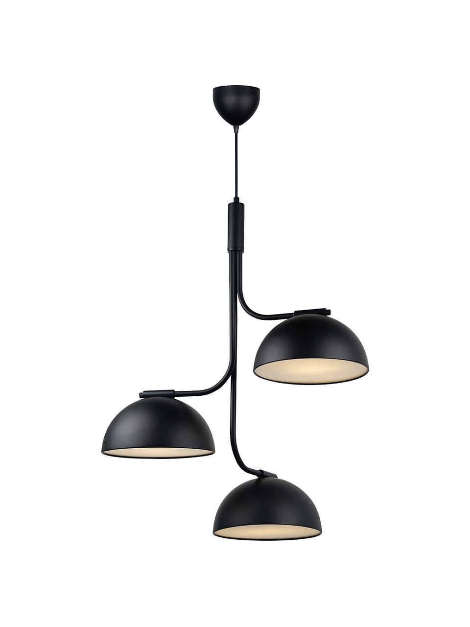 Grande suspension scandi Tullio, Noir, Ø 60 x haut. 73 cm