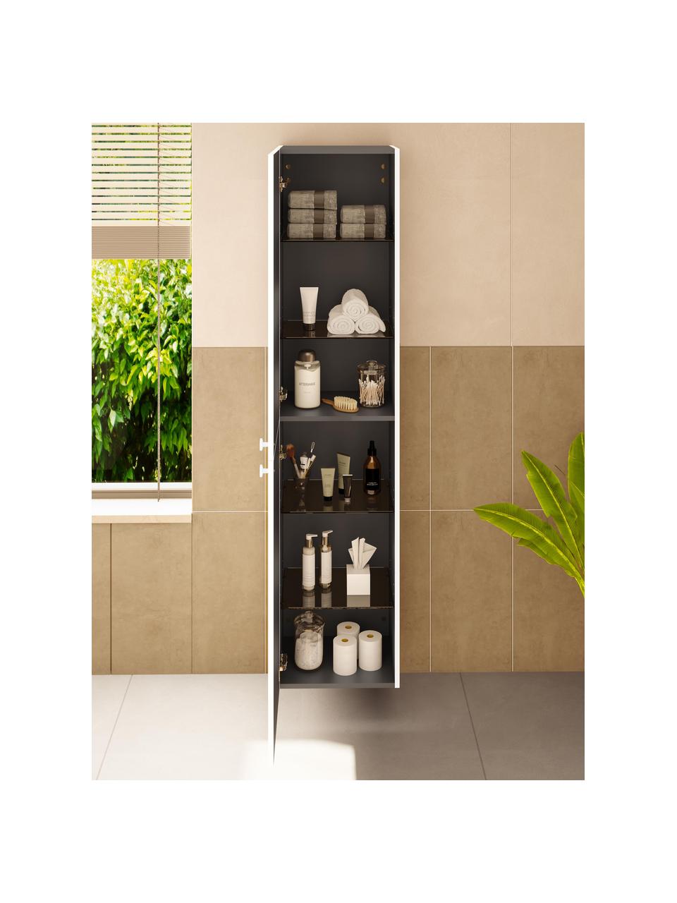 Mueble de baño alto Rafaella, Blanco, An 42 x Al 180 cm