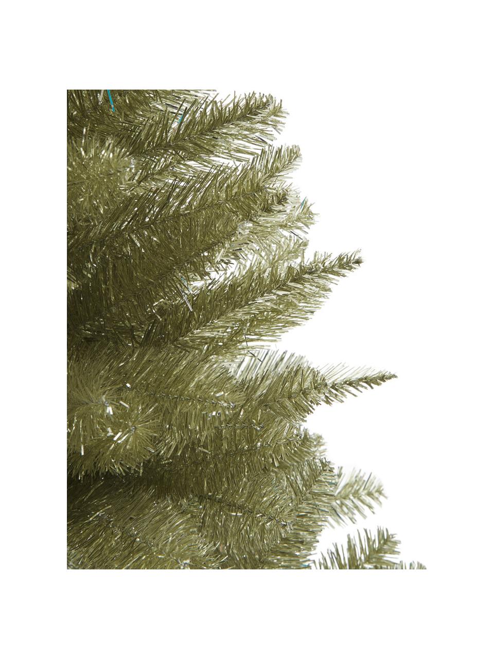 Sapin de Noël artificiel doré Colchester, Plastique, Vert, Ø 84 x haut. 185 cm