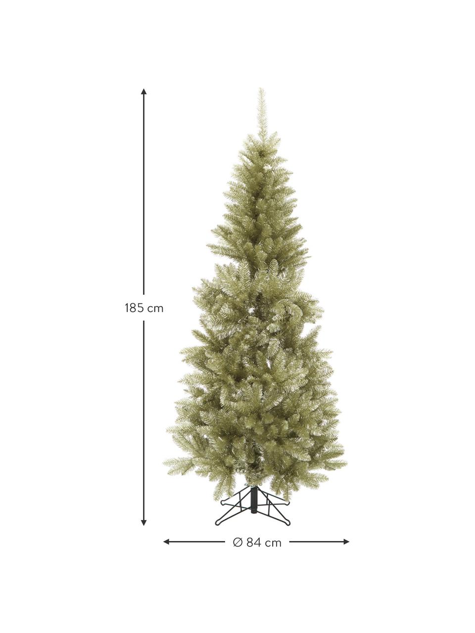 Künstlicher Weihnachtsbaum Colchester, Kunststoff, Grün, Ø 84 x H 185 cm