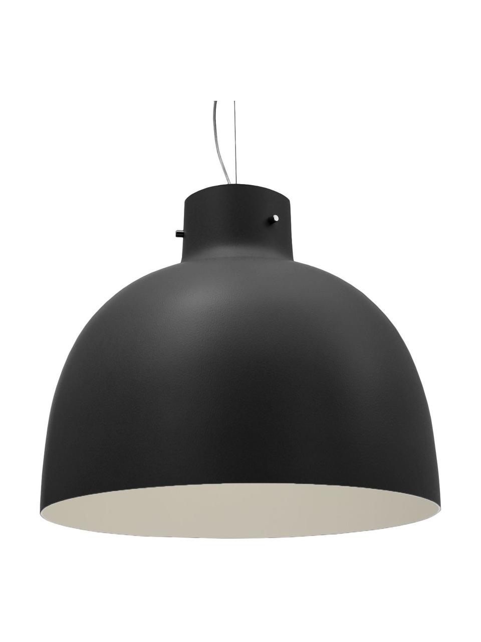 Velké závěsné svítidlo Bellissima, Umělá hmota, Černá, Ø 50 cm, V 41 cm