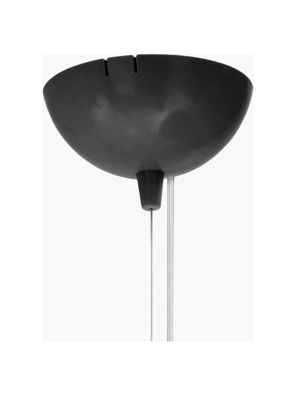 Grote hanglamp Bellissima, Kunststof, Zwart, Ø 50 x H 41 cm