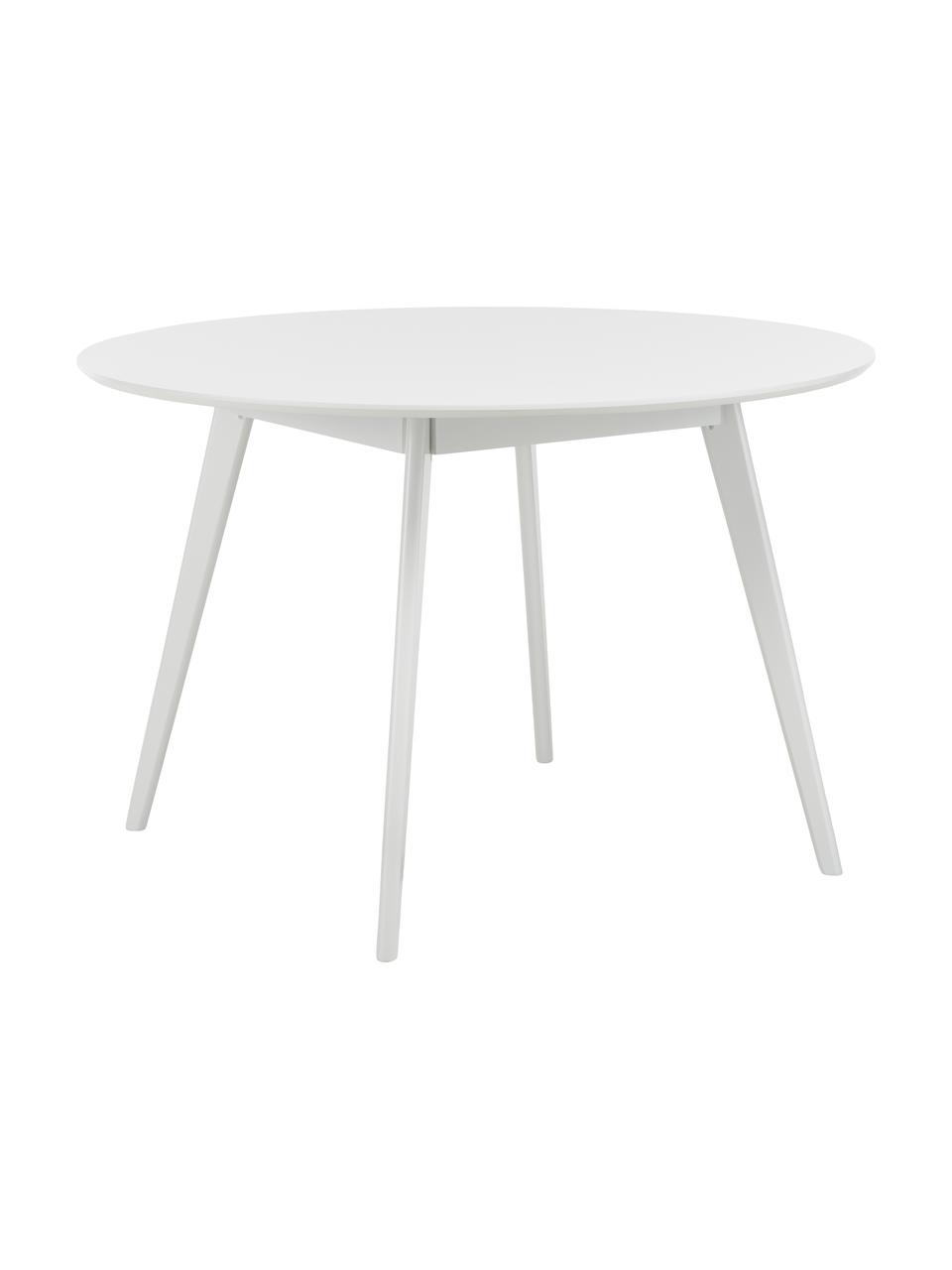 Kulatý jídelní stůl Yumi, Ø 115 cm, Bílá, Ø 115 cm, V 74 cm