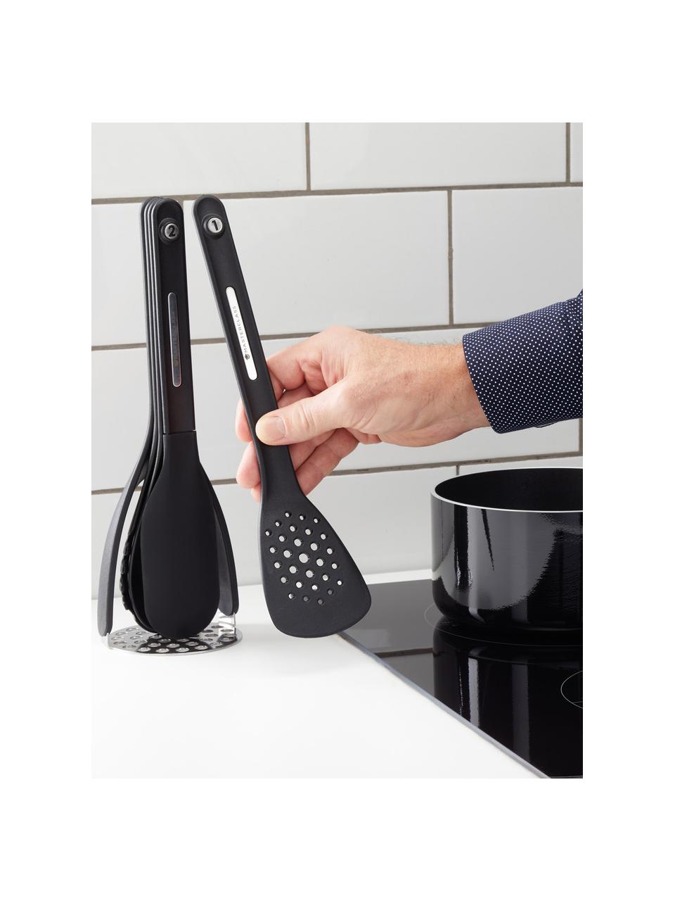 Set utensili da cucina con supporto salvaspazio Benc 5 pz