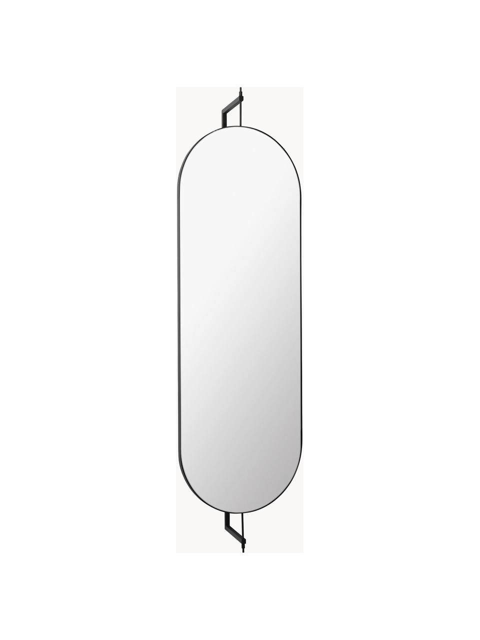 Espejo de pared ovalado Spejle, Espejo: cristal, Negro, An 55 x Al 185 cm