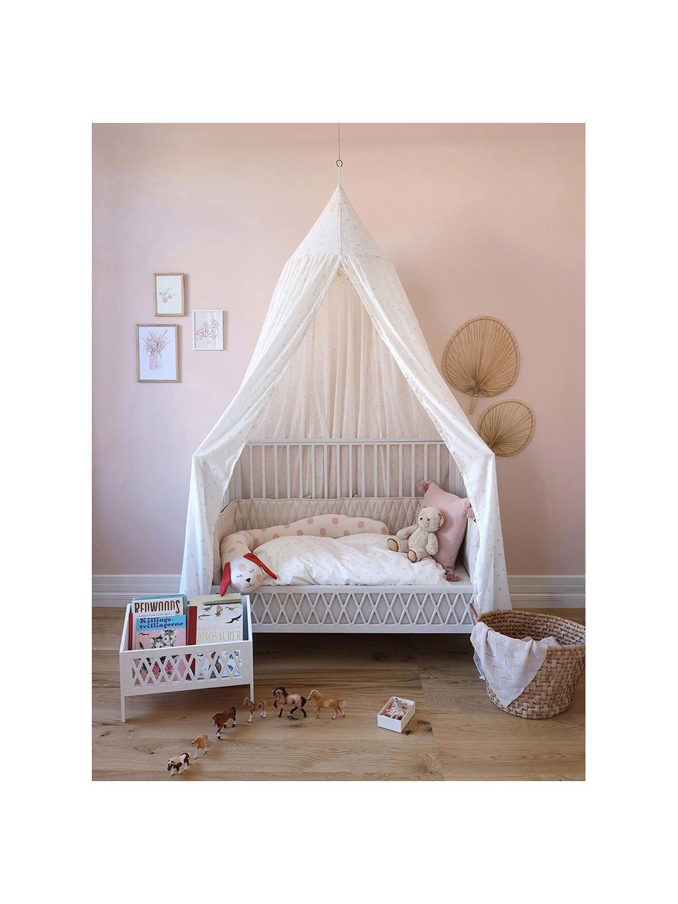 Höhenverstellbares Baby-Bett Harlequin, 60 x 120 cm, Kiefernholz, mitteldichte Holzfaserplatte (MDF), lackiert mit VOC-freier Farbe

Dieses Produkt wird aus nachhaltig gewonnenem, FSC®-zertifiziertem Holz gefertigt., Birkenholz, Off White lackiert, B 60 x L 120 cm