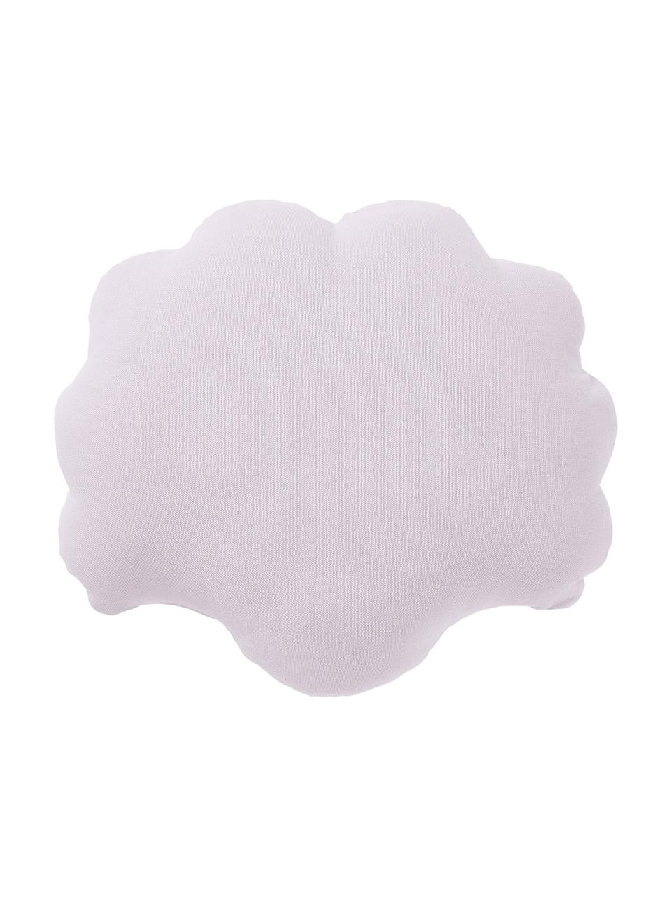Coussin coquillage en lin Shell, Lilas, larg. 34 x long. 38 cm