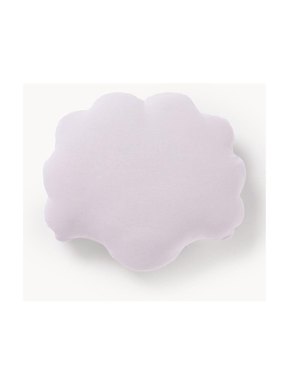 Leinen-Kissen Shell in Muschelform, Vorderseite: 100 % Leinen, Rückseite: 100 % Baumwolle, Lavendel, B 34 x L 38 cm