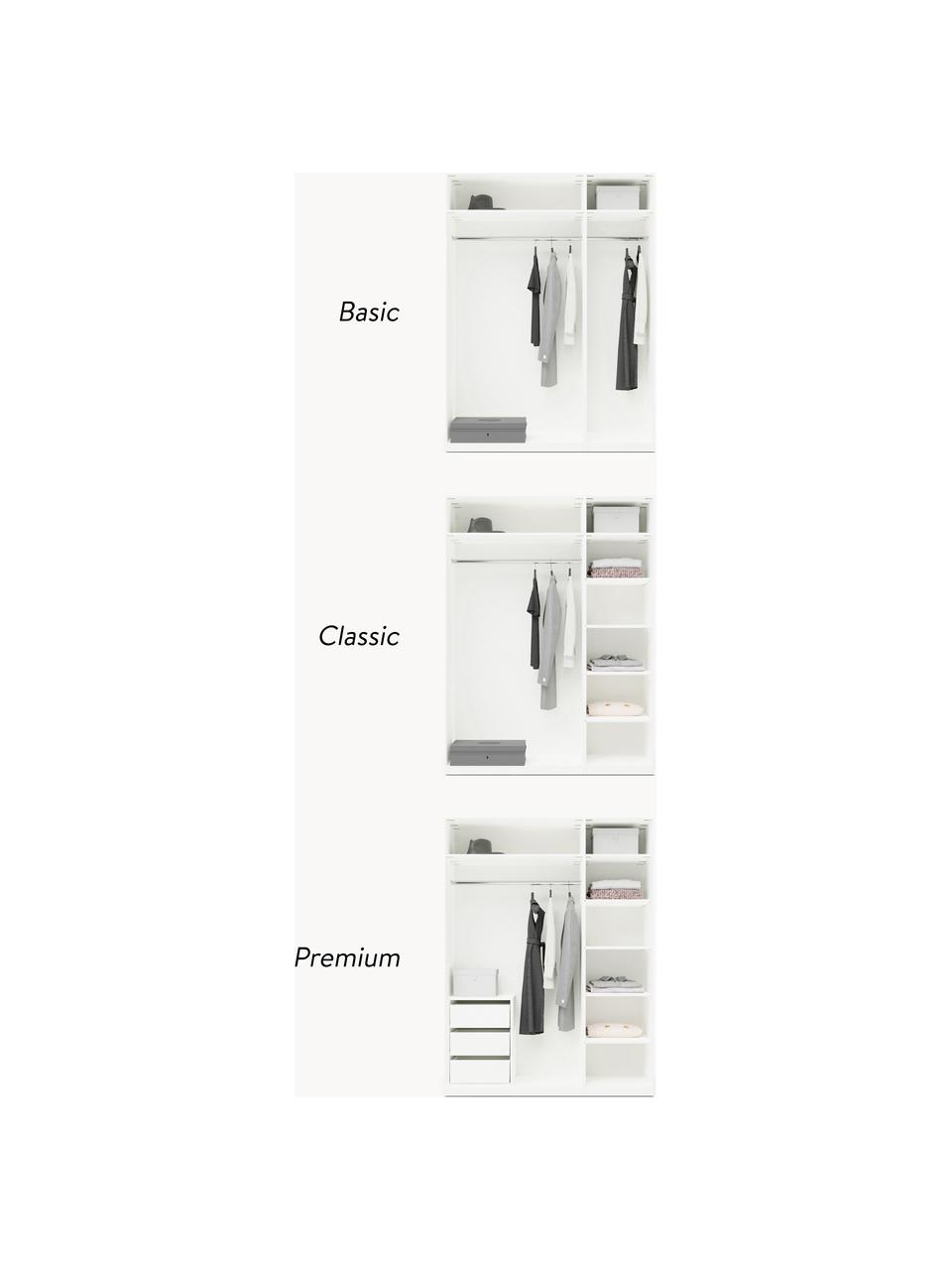 Armario modular Simone, 3 puertas (150 cm), diferentes variantes, Estructura: aglomerado con certificad, Madera, beige claro, Interior Basic (An 150 x Al 200 cm)