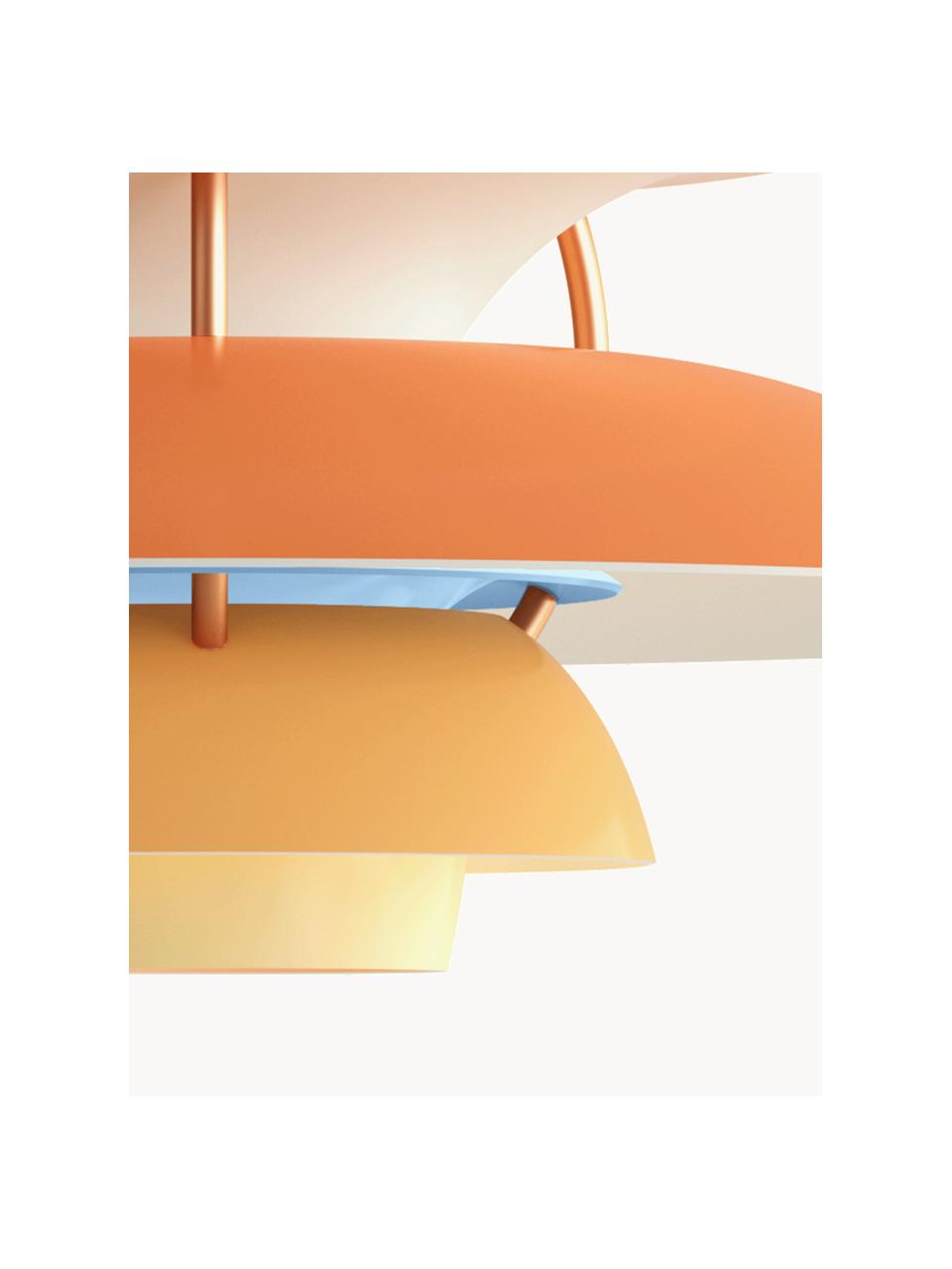 Lampa wisząca PH 5 Mini, Odcienie pomarańczowego, odcienie złotego, Ø 30 x 16 cm