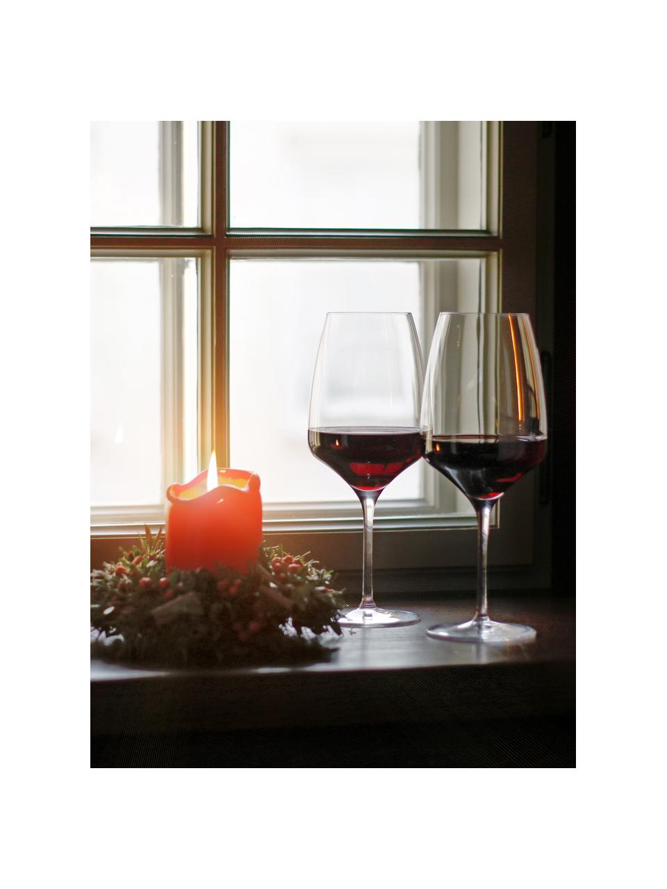 Baňaté křišťálové sklenice na červené víno Experience, 6 ks, Křišťálové sklo

Vneste lesk křišťálového skla na svůj jídelní stůl! Sklo je výjimečně průhledné a těžké, což znamená, že působí hodnotně a zároveň dobře vypadá. Navíc filigránské výbrusy dělají každý kusu výjimečný kousek, který je praktický i krásný., Transparentní, Ø 11 cm, V 23 cm, 645 ml