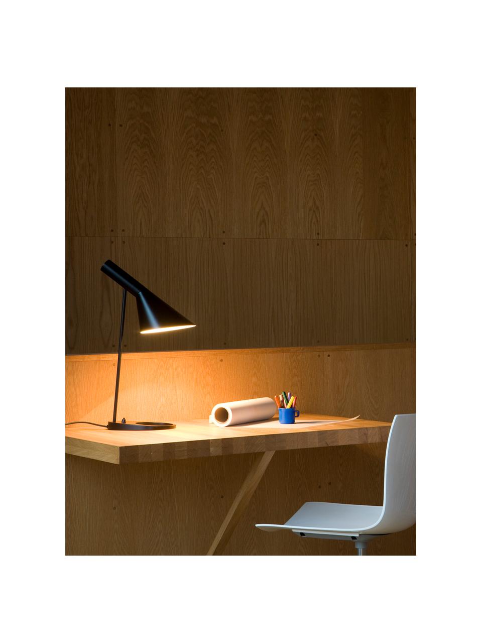 Lampe de bureau AJ, tailles variées, Noir, larg. 25 x haut. 43 cm
