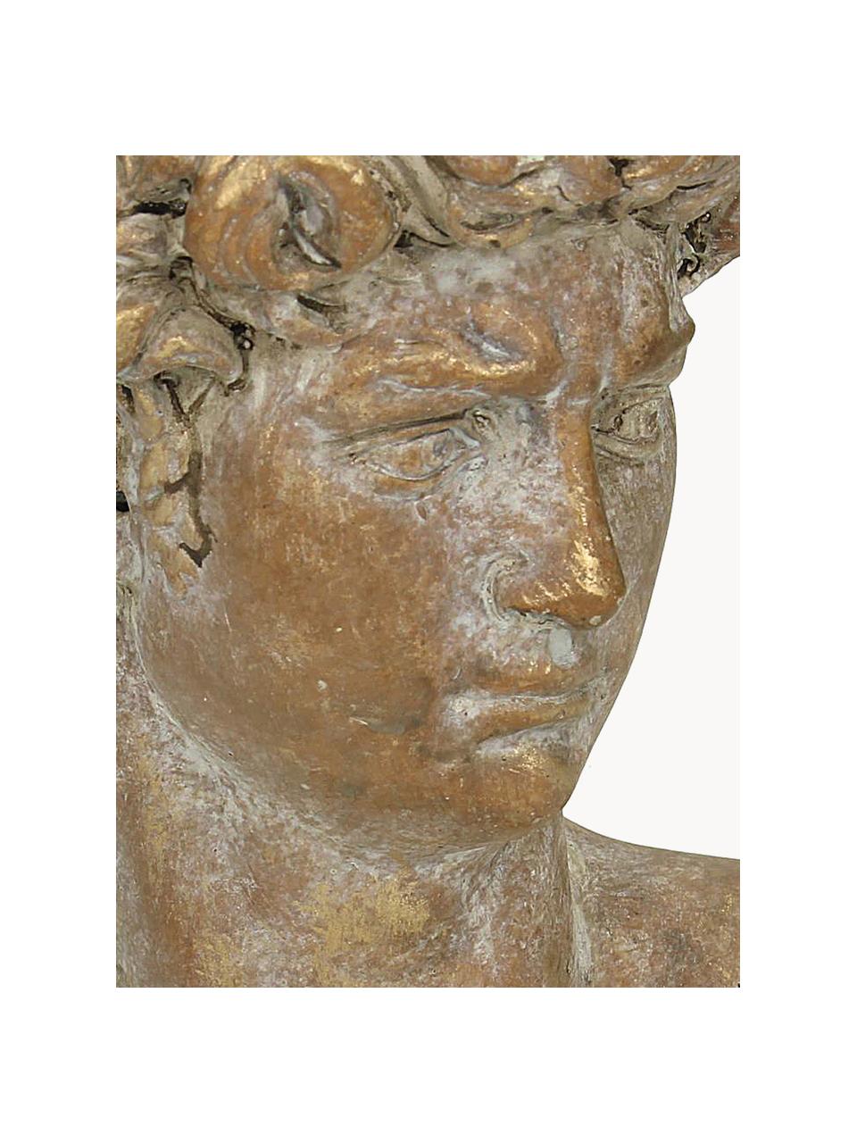 Macetero David, Cemento, Marrón claro, An 10 x Al 15 cm