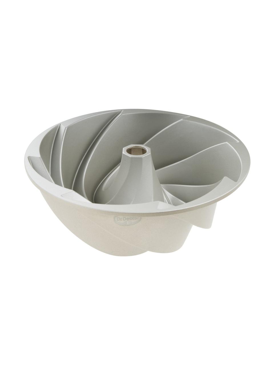 Gugelhupfform Twist mit Antihaft-Beschichtung, Aluminium mit Antihaft-Beschichtung, Cremefarben, Ø 22 x H 9 cm