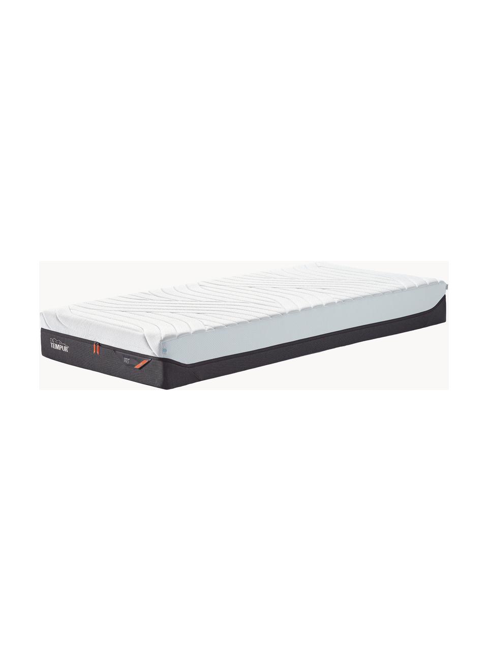 Materasso in memory foam viscoelastico Pro CoolQuilt Firm, Retro: 100% poliestere, Duro, Larg. 80 x Lung. 200 cm