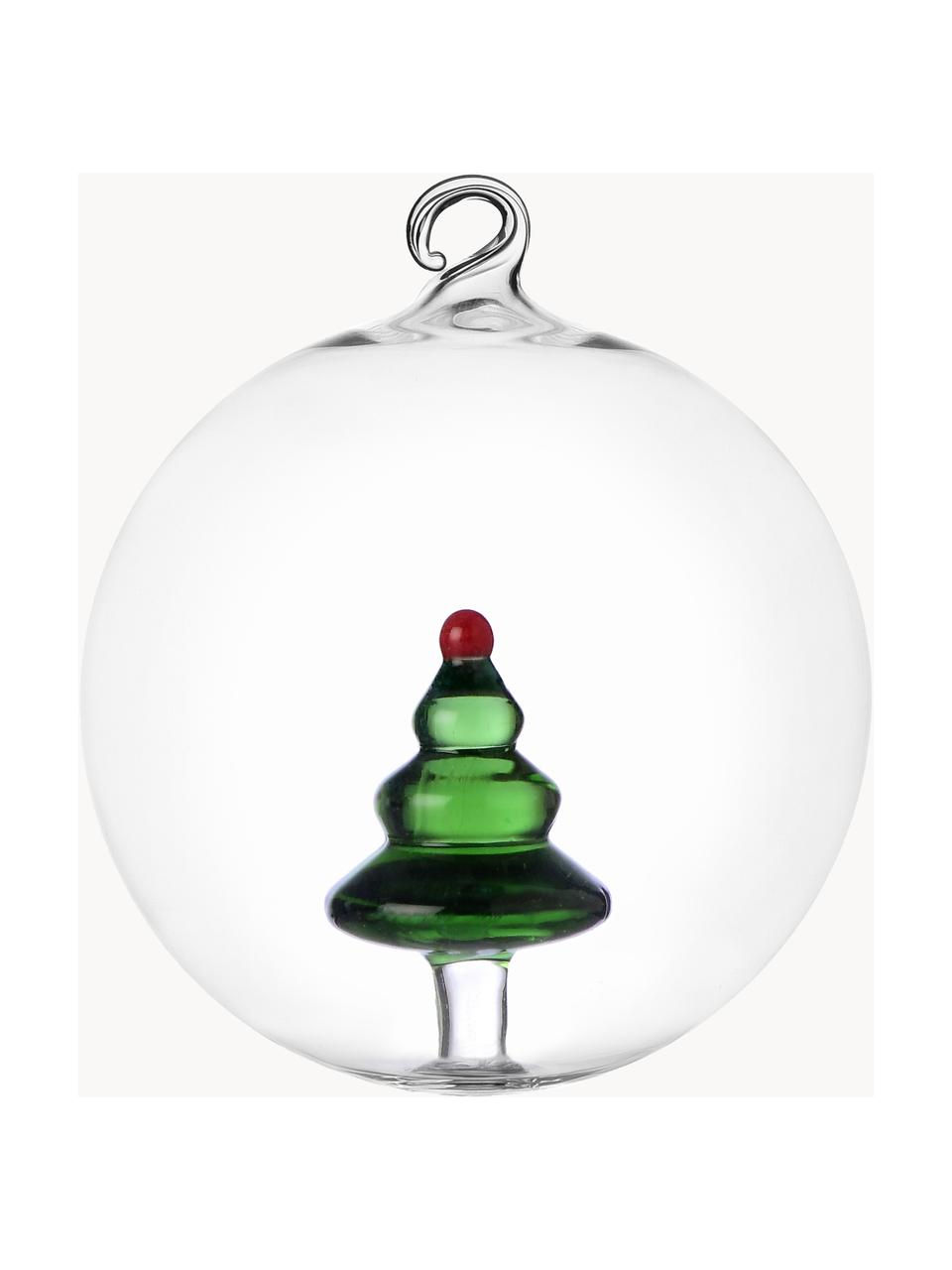 Palline di Natale fatte a mano Woodland Tales 2 pz, Vetro borosilicato, Albero di Natale, Ø 8 cm