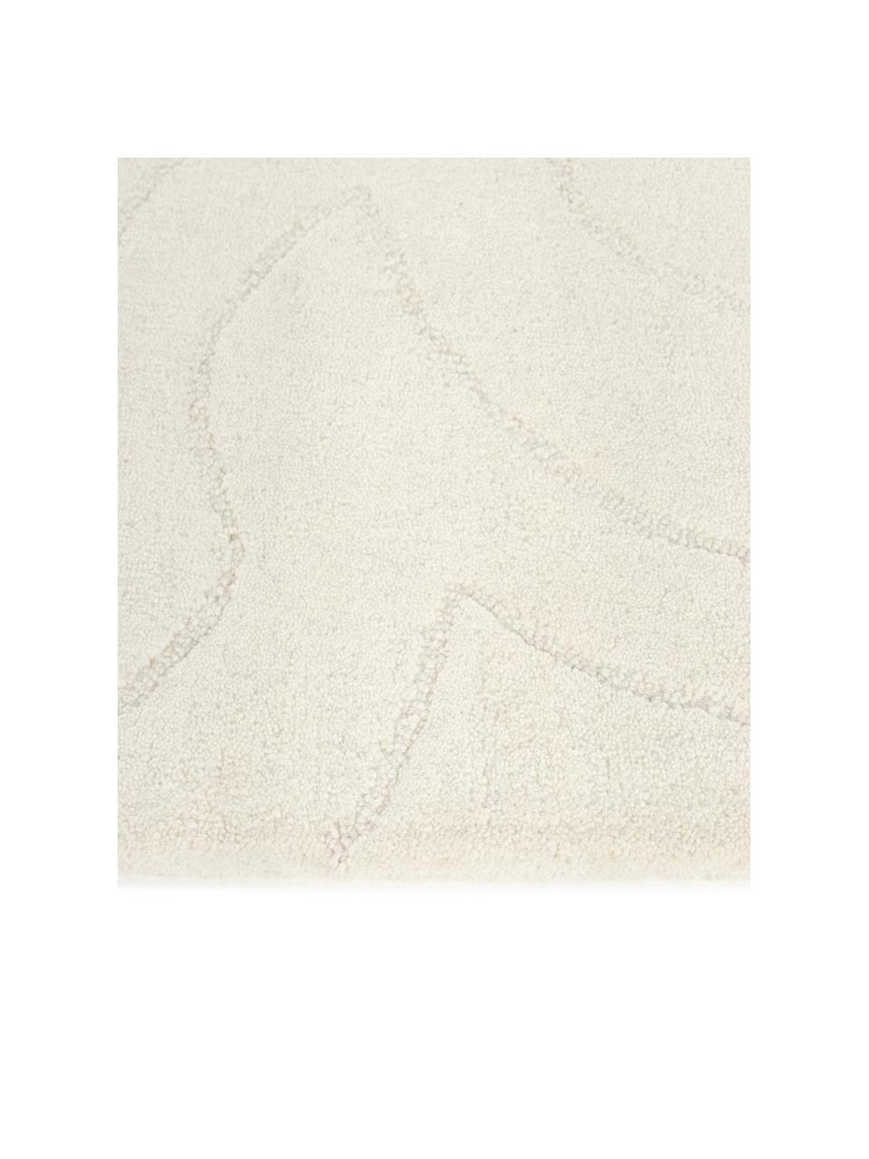 Alfombra artesanal de lana Aaron, Parte superior: 100% lana, Reverso: 100% algodón Las alfombra, Beige, An 300 x L 400 cm (Tamaño XL)
