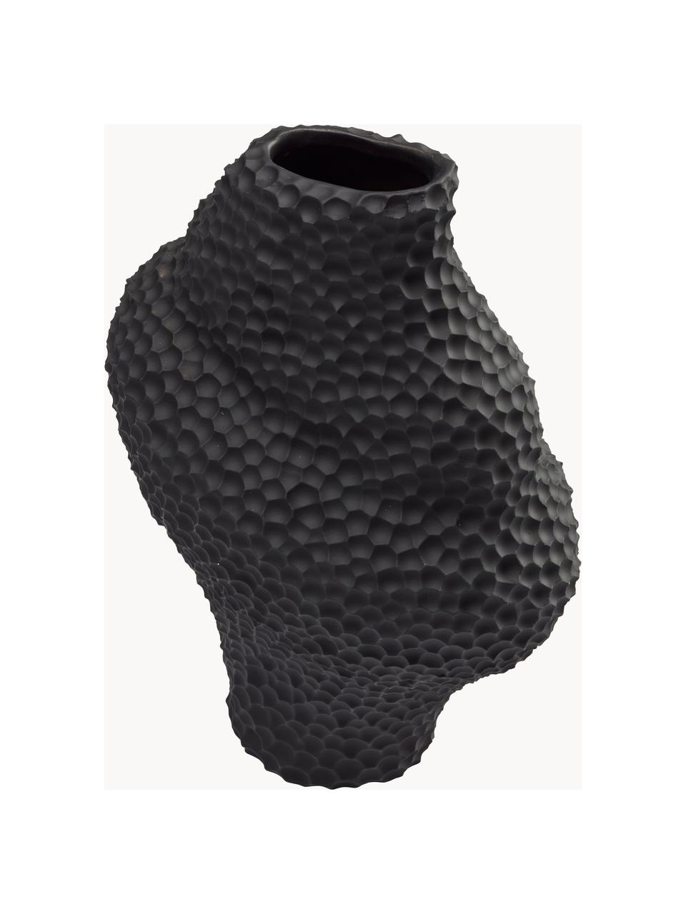 Wazon Isla, Ceramika, Czarny, S 22 x W 32 cm