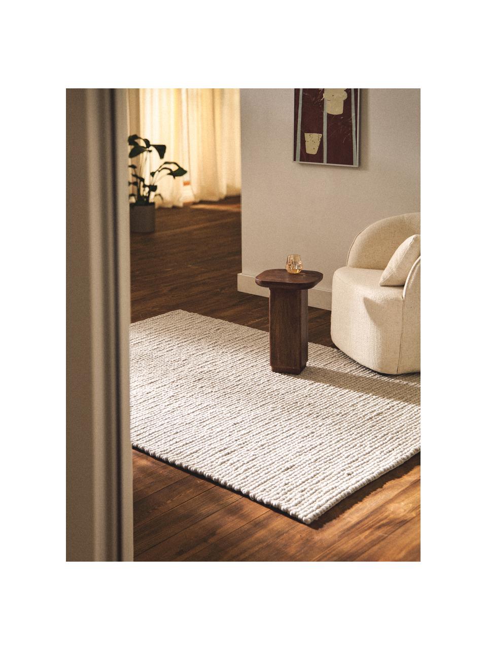 Tapis tressé en laine Bruna, 100 % laine, certifiée RWS

Les tapis en laine peuvent perdre des fibres lors des premières semaines et des peluches peuvent se former, ce phénomène est naturel et diminue à mesure de votre usage et du temps, Beige clair, larg. 80 x long. 150 cm (taille XS)