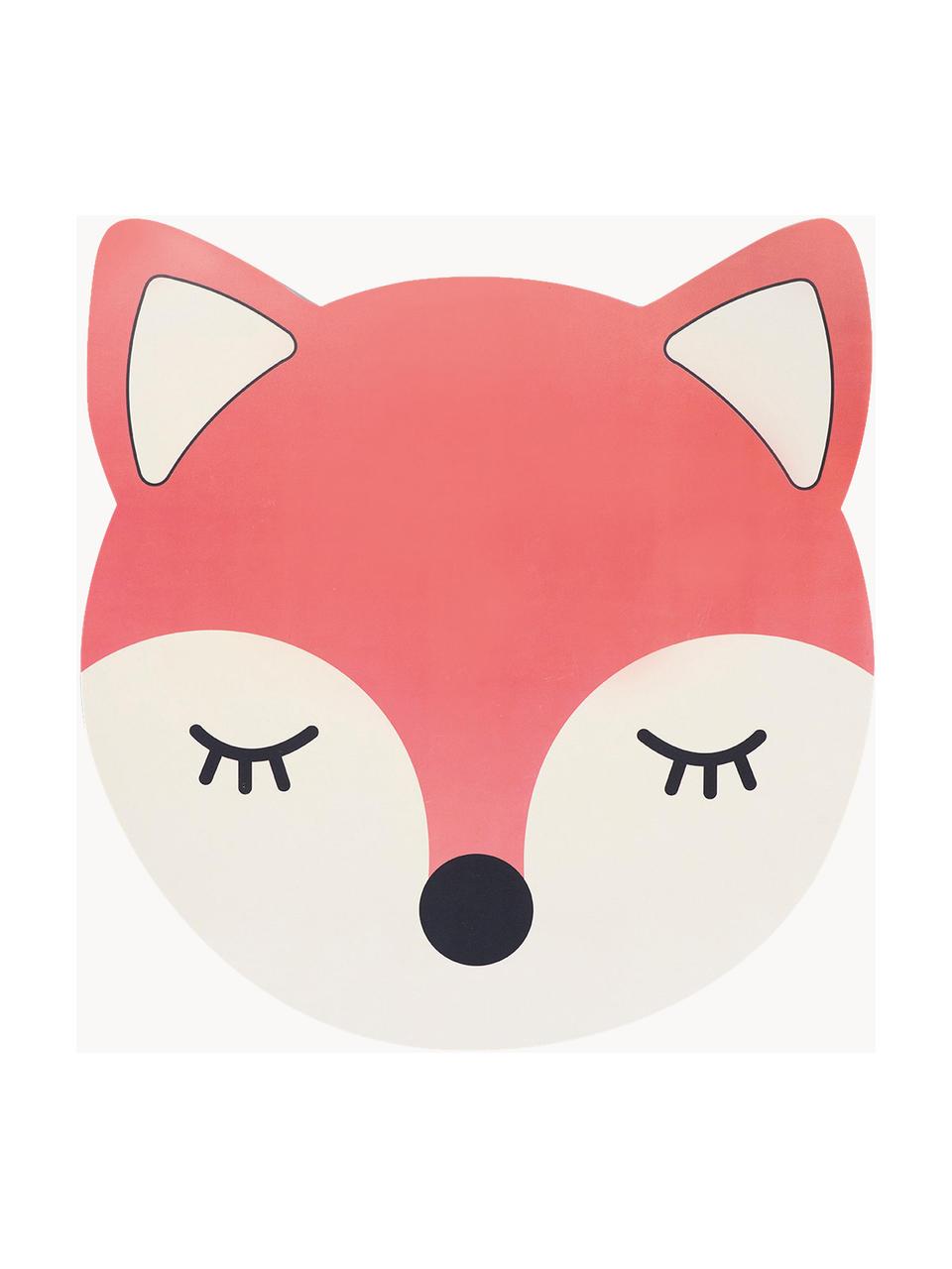 Placemat Fox, Kunststof, Roze, B 38 x L 38 cm