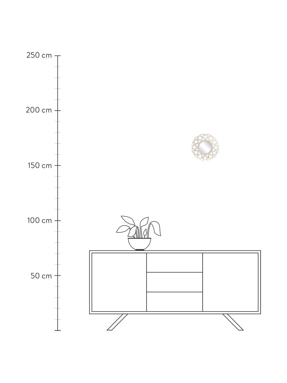 Set de decoración de pared Karo, 6 pzas., Polipropileno
Espejo de cristal
Cartón, Champán, blanco, Ø 25 cm