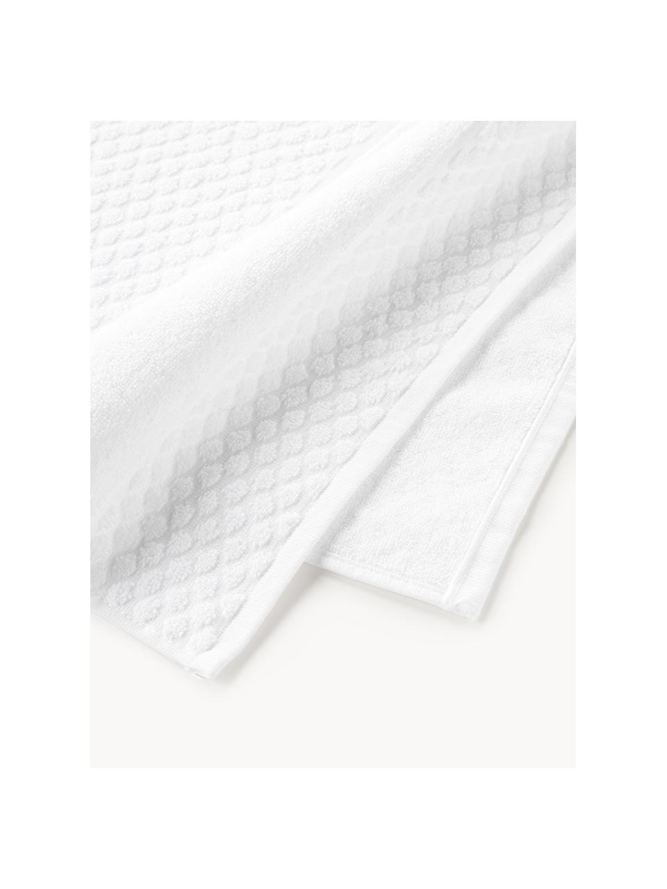 Handdoekenset Katharina, in verschillende setgroottes, Wit, set van 4 (handdoek & douchehanddoek)