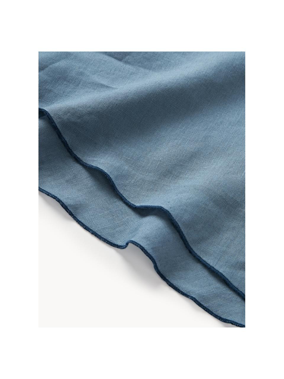 Ronde linnen tafelkleed Kennedy met bies, 100% gewassen linnen

Linnen is een natuurlijke vezel die wordt gekenmerkt door ademend vermogen, duurzaamheid en zachtheid.

Het materiaal dat in dit product wordt gebruikt, is getest op schadelijke stoffen en gecertificeerd volgens STANDARD 100 door OEKO-TEX®, 6760CIT, CITEVE, Grijsblauw, donkerblauw, 4-6 personen (Ø 180 cm)