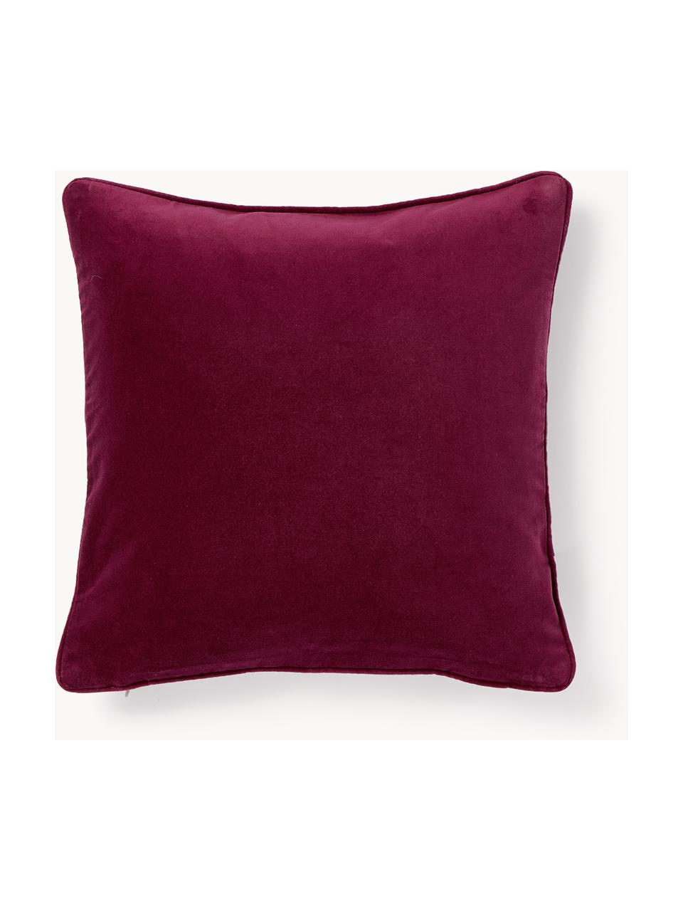 Housse de coussin en velours Dana, 100 % coton

Le matériau est certifié STANDARD 100 OEKO-TEX®, 21.HCN.84376, Hohenstein, Prune, larg. 50 x long. 50 cm