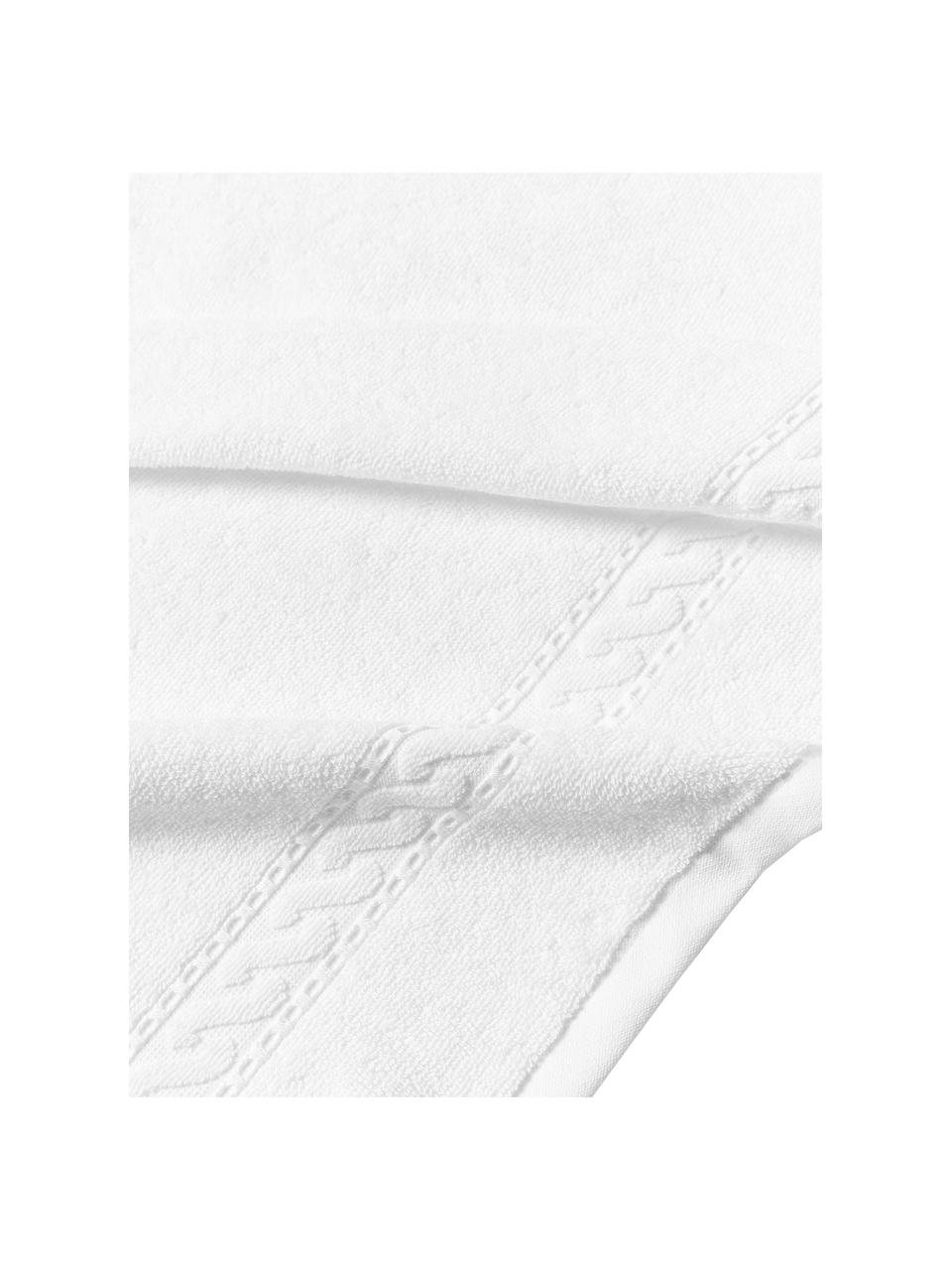 Handtuch-Set Cordelia, 3-tlg., Weiß, Set mit verschiedenen Größen