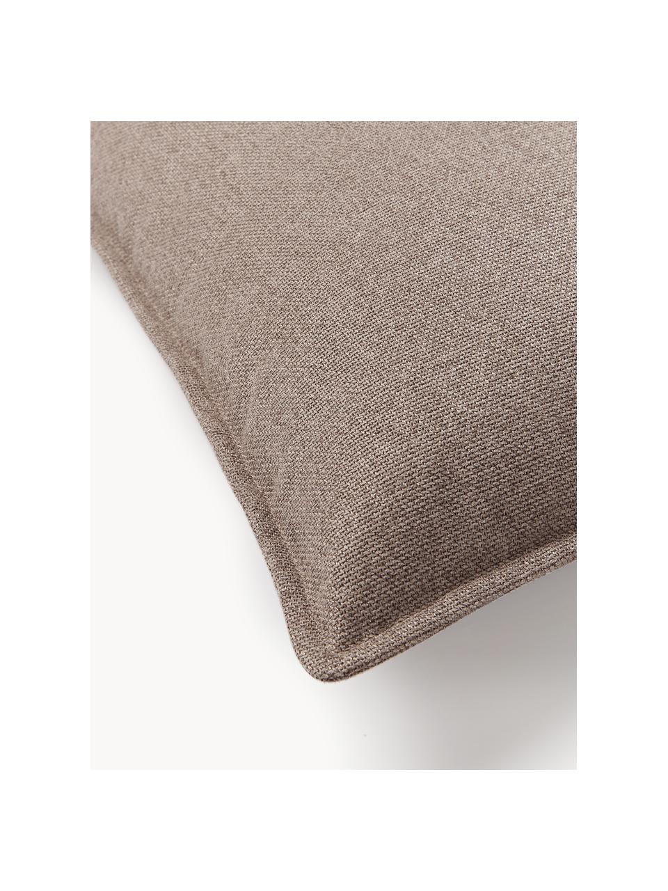 Sofa-Kissen Lennon, Hülle: 100 % Polyester, Webstoff Taupe, B 50 x L 80 cm