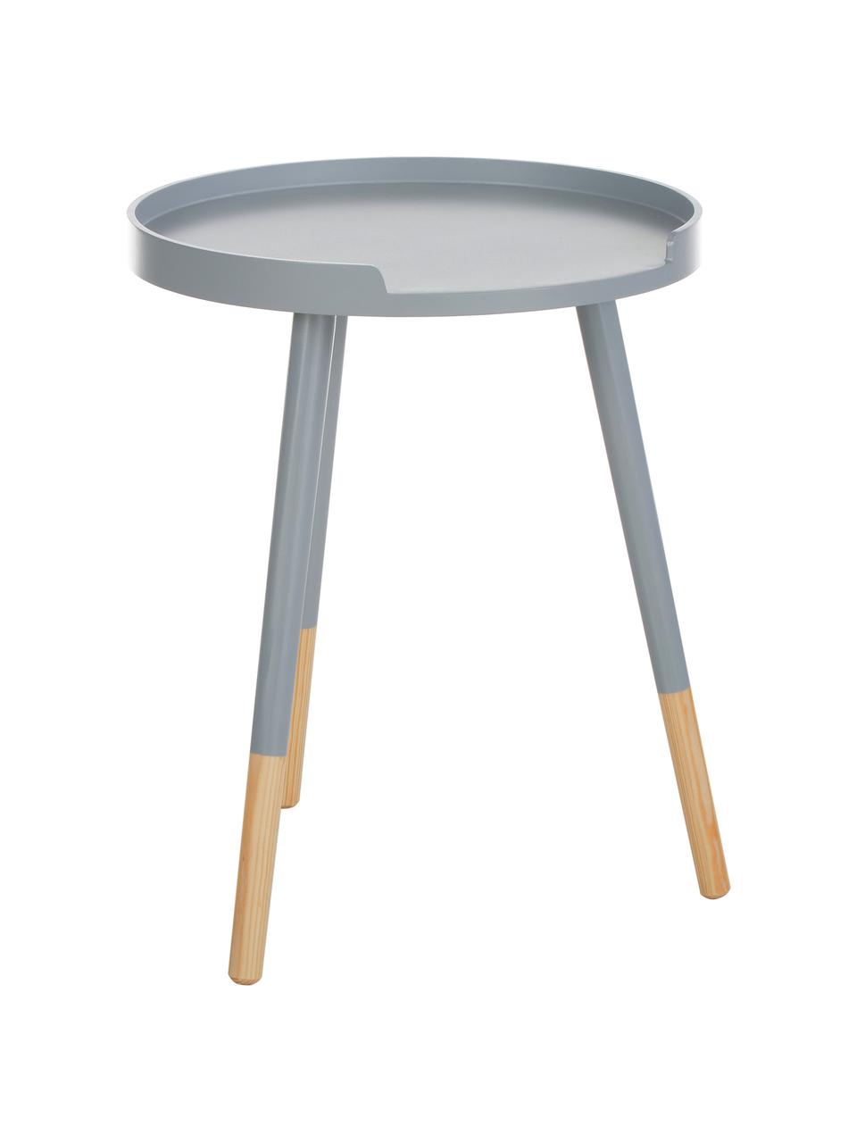Okrągły stolik pomocniczy Ralph, Szary, beżowy, Ø 40 x W 49 cm