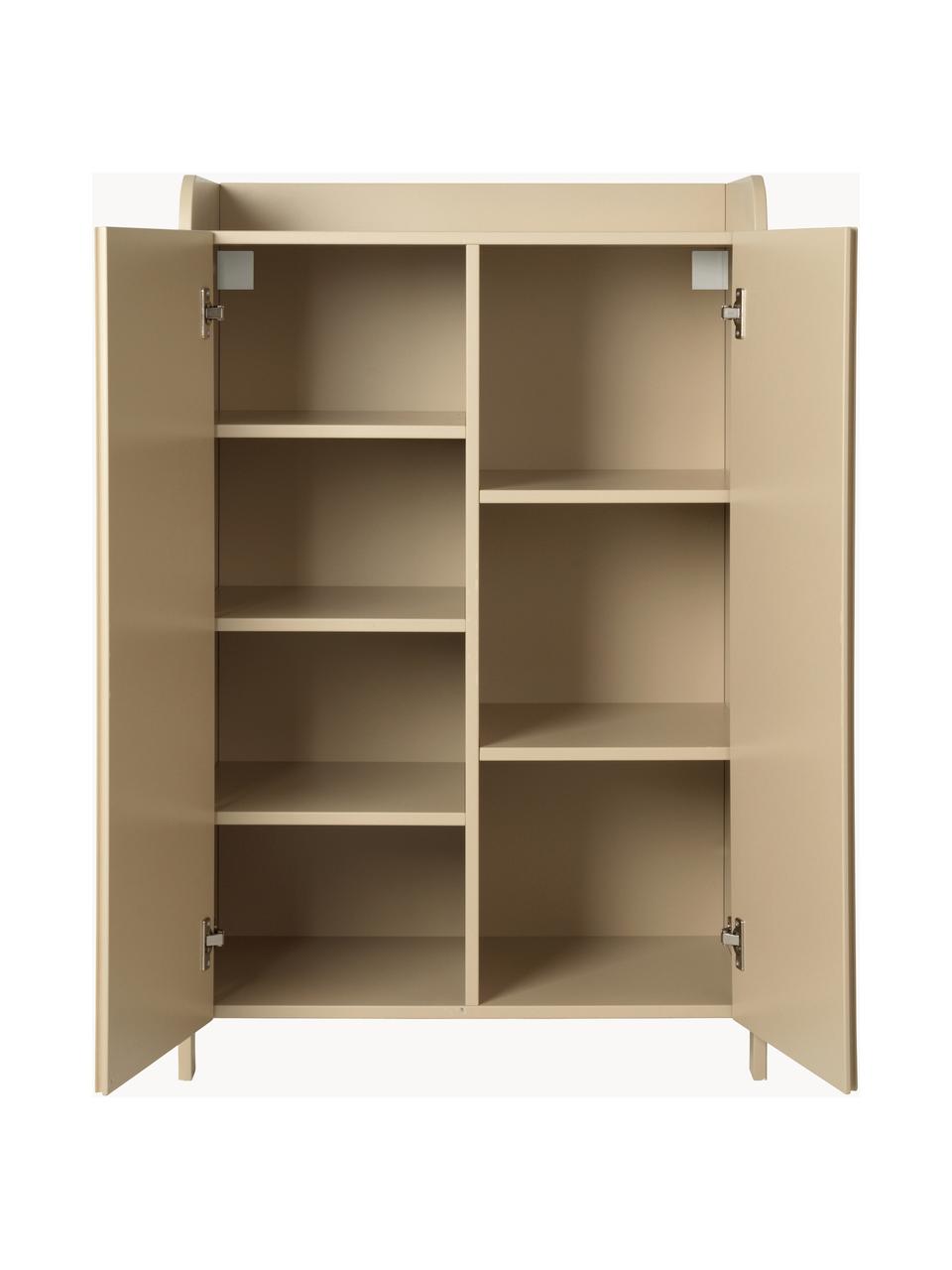 Credenza alta Sill, Pannello di fibra a media densità (MDF) laccato

Questo prodotto è realizzato con legno di provenienza sostenibile e certificato FSC®., Beige chiaro, Larg. 70 x Alt. 110 cm