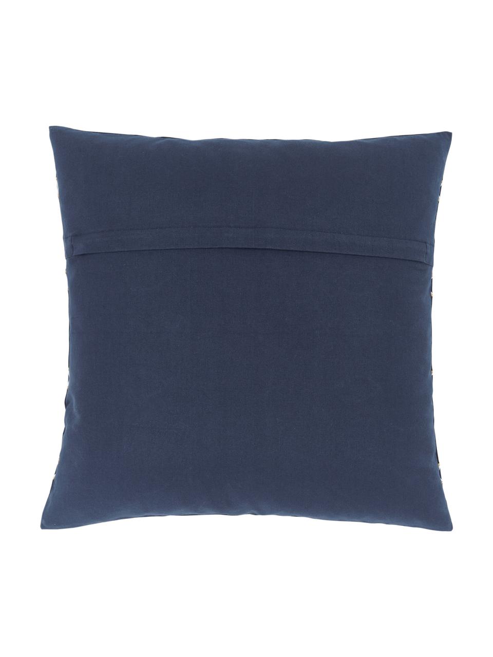 Poszewka na poduszkę Observe, 100% bawełna, Niebieski, S 50 x D 50 cm